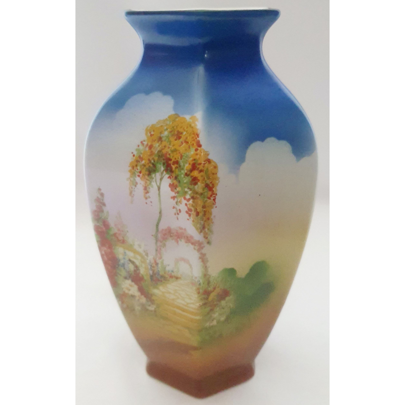 Art Deco Rubian Art vaas